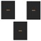 Rhodia Wirebound Meeting Notebook, A4, Ruled, 160 Pages, Black, Pack of 3