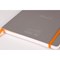Rhodiarama Italian Leatherette Meeting Book, A5+, 160 Pages, Silver