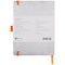 Rhodiarama Italian Leatherette Meeting Book, A5+, 160 Pages, Silver