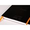 Rhodiarama Italian Leatherette Meeting Book, A5+, 160 Pages, Black