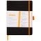 Rhodiarama Italian Leatherette Meeting Book, A5+, 160 Pages, Black