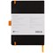 Rhodiarama Italian Leatherette Meeting Book, A5+, 160 Pages, Black