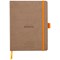 Rhodiarama Italian Leatherette Meeting Book, A5+, 160 Pages, Taupe