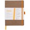 Rhodiarama Italian Leatherette Meeting Book, A5+, 160 Pages, Taupe