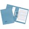 Guildhall Front Pocket Transfer Files, 315gsm, Foolscap, Blue, Pack of 25