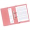 Guildhall Front Pocket Transfer Files, 315gsm, Foolscap, Pink, Pack of 25