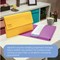 Exacompta Forever Document Wallets, 300gsm, Foolscap, Blue, Pack of 25