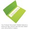 Exacompta Forever Document Wallets, 300gsm, Foolscap, Green, Pack of 25