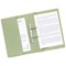 Guildhall Front Pocket Transfer Files, 420gsm, Foolscap, Green, Pack of 25
