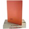 Guildhall Front Pocket Transfer Files, 420gsm, Foolscap, Orange, Pack of 25