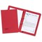 Guildhall Front Pocket Transfer Files, 420gsm, Foolscap, Red, Pack of 25