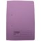 Guildhall Back Pocket Transfer Files, 285gsm, Foolscap, Mauve, Pack of 25