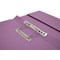 Guildhall Back Pocket Transfer Files, 285gsm, Foolscap, Mauve, Pack of 25
