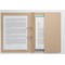Guildhall Back Pocket Transfer Files, 315gsm, Foolscap, Buff, Pack of 25