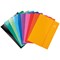 Exacompta Iderama Document Wallets, 265gsm, Foolscap, Assorted, Pack of 25