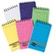 Europa Wirebound Minor Pad, 127x76mm, Ruled, 120 Pages, Pastel Assorted Colours, Pack of 20