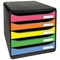 Exacompta Big Box Plus Drawer Set with 5 Drawers, A4+, Multicoloured