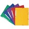 Exacompta A4 Portfolio Folders, 3-Flap, Assorted, Pack of 10