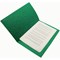 Exacompta Square Cut Folders, 265gsm, Foolscap, Green, Pack of 50