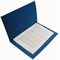 Exacompta Square Cut Folders, 265gsm, Foolscap, Blue, Pack of 50