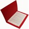 Exacompta Square Cut Folders, 265gsm, Foolscap, Red, Pack of 50