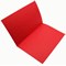 Exacompta Square Cut Folders, 265gsm, Foolscap, Red, Pack of 50
