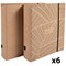 Exacompta Eterneco A4 Lever Arch Files, 80mm Spine, Assorted, Pack of 6