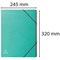 Exacompta Teksto A4 Multipart Files, 12-Part, Assorted, Pack of 8