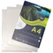 Exacompta Forever Recycled A4 Slip Files, Clear, Pack 100