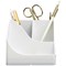 Exacompta Autentik Multi Compartment Pen Box White