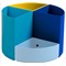 Exacompta Bee Blue The Quarter Recycled Desk Tidy, Assorted
