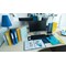 Exacompta Bee Blue Recycled A4 Display Book, 30 Pockets, Assorted, Pack of 12