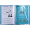 Exacompta Bee Blue Recycled A4 Display Book, 40 Pockets, Assorted, Pack of 12
