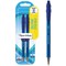 PaperMate Flexgrip Retractable Ballpoint Pen Blue Pack of 2