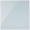 Bi-Office Glass Magnetic Memo Tile, White Glass Surface, Frameless, 480x480mm