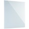 Bi-Office Glass Magnetic Memo Tile, White Glass Surface, Frameless, 480x480mm