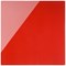 Bi-Office Glass Magnetic Memo Tile, Red Glass Surface, Frameless, 480x480mm