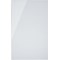 Bi-Office Glass Magnetic Memo Tile, White Glass Surface, Frameless, 780x480mm