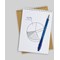 Paper Mate Flexgrip Retractable Ball Pen, Blue, Pack of 12
