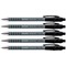 Paper Mate Flexgrip Ultra Retractable Ballpoint Pen, Black, Pack of 5