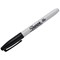 Sharpie Permanent Marker, Fine, Black, Pack of 12