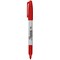 Sharpie Permanent Marker, Fine, Red, Pack of 12
