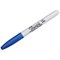 Sharpie Permanent Marker, Fine, Blue, Pack of 12