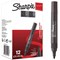 Sharpie M15 Permanent Marker, Bullet Tip, Black, Pack of 12