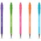Paper Mate FlexGrip Ultra Ballpoint Pen, Medium 1.0mm, Bright Barrel, Black, Pack of 5