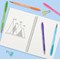 Paper Mate FlexGrip Ultra Ballpoint Pen, Medium 1.0mm, Bright Barrel, Black, Pack of 5
