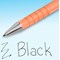 Paper Mate FlexGrip Ultra Ballpoint Pen, Medium 1.0mm, Bright Barrel, Black, Pack of 5