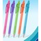 Paper Mate FlexGrip Ultra Ballpoint Pen, Medium 1.0mm, Bright Barrel, Black, Pack of 5