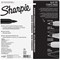 Sharpie 08 Permanent Marker Fine Tip Black (Pack of 12)
