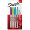 Sharpie 08 Permanent Marker Fine Tip 12x4 Blister Assorted (Pack of 48)